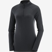 SNTIAL SEAMLESS HZ BASE W LC1874800 DEEP BLACK Sサイズ [アウトドア カットソー レディース]