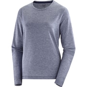 SNTIAL TENCEL LS TEE W LC2007300 NAVY IRIS Mサイズ [アウトドア カットソー レディース]