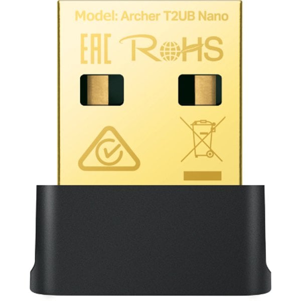 Archer T2UB Nano [2in1無線LAN Blutetooth 4.2子機Bluetoothとwifi同時接続対応 11ac/n/a/g/b 433Mbps＋200Mbps ナノサイズ USB 2.0デュアルバンドAC600 BT4.2 3年保証]