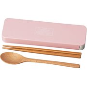 18.0スライドスプーン＆箸セット ピーチ
