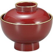ミニお椀珍味入 朱