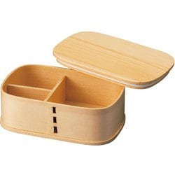 パッキン付木製わっぱ一段弁当 ナチュラル