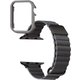 ESP02216-GY40GY [マグネットPUレザーAppleWatchバンドケースセット 40mm グレー]