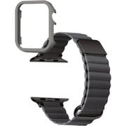 ESP02216-GY41GY [マグネットPUレザーAppleWatchバンドケースセット 41mm グレー]