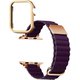 ESP02216-PU40PU [マグネットPUレザーAppleWatchバンドケースセット 40mm パープル]