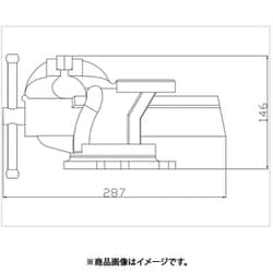 ヨドバシ.com - エスコ ESCO EA525BJ-1 [102mm ベンチバイス（回転台付