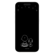 SNG-747C [iPhone 14 Pro用 ガラススクリーンプロテクター ピーナッツ 星空]