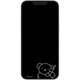 MF-391B [iPhone 14用 ガラススクリーンプロテクター ミッフィー ボリス]