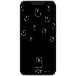 MF-391C [iPhone 14用 ガラススクリーンプロテクター ミッフィー シルエット]