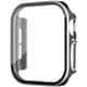 WAC-02SBK44 SV/BK [AppleWatch 44 ガラスフィルム一体型ケース シルバー×ブラック]