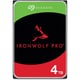IronWolf Pro 3.5" ベイ無制限 4TB 内蔵HDD（CMR）データ復旧3年付 5年保証 7200rpm PC NAS用 RVセンサー搭載 ST4000NT001