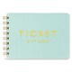 TICKET GIFT BOOK MINT GTB-02