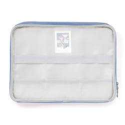 ニュアンスカラーのメッシュがオシャレな TRACY LAP TOP CASE jay blue GTRL-03