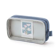 ニュアンスカラーのメッシュがオシャレな TRACY MULTI POUCH (S) jay blue GTRS-03