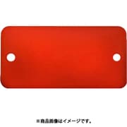 EA591HD-82A [25x51mm タグブランク（アルミ 長四角/レッド/5枚）]