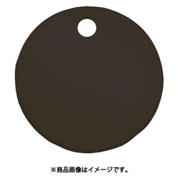 EA591HG-54A [51mm タグブランク（アルマイトアルミ 丸/ブラック/5枚）]