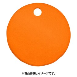 EA591HG-83A [38mm タグブランク（アルマイトアルミ 丸/オレンジ/5枚）]