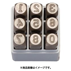 12.7mm 数字 刻印セット エスコ ESCO EA591HR-13-