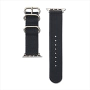 FMK-AWB2291BKS [Apple Watch バンドN 41/40/38mm用 耐久 3mm厚 ナイロン ベルト ブラック]
