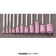 EA819HS-6 [5x13mm/3mm軸 軸付砥石（赤 2本）]
