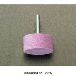 EA819HW-52 [50x25mm/6mm軸 軸付砥石（赤）]