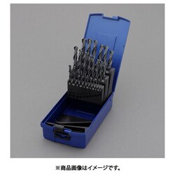 1.0-13.0mm/ 25本組 ストレートドリル(HSS) EA824FJ-125