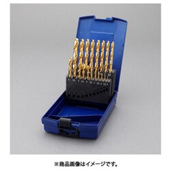 1.0-10.0mm/ 19本組 ストレートドリル（TINーHSS） EA824FL-119