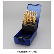 1.0-13.0mm/ 25本組 ストレートドリル（TINーHSS） EA824FL-125