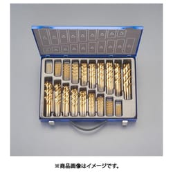 1.0-10.0mm/170本組 ストレートドリル(TINーHSS) EA824FL-170