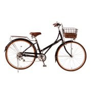 シティサイクル RUE PRINCESSE(リュ プランセス) 26インチ 外装6段変速 ブルー LX266RHD