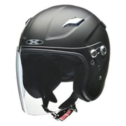 スモールスポーツセミジェットヘルメット マットブラック フリーサイズ(57~60cm未満) RAZZO STRADA