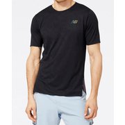 Q Speed ジャカードショートスリーブTシャツ MT23281 ブラック(BK) XLサイズ [ランニングウェア シャツ メンズ]