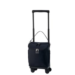 ジップVII（M18）ブラック 4輪ストッパー付 折り畳みトートバッグセット D-583