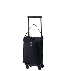 ジップVII（L21）ブラック 4輪ストッパー付 折り畳みトートバッグセット D-583
