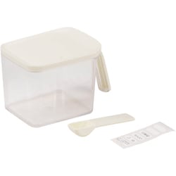 調味料入れ 640ml NEWクローブ 調味料ストッカー 計量スプーン ラベル付き