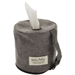 ティッシュケース Pally ドコデモロールペーパーカバー ティッシュカバー グレー L10611