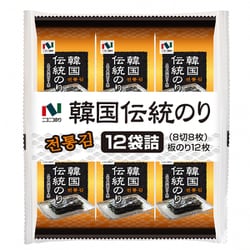 ニコニコのり 韓国伝統のり 8枚12袋