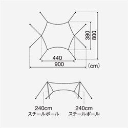 ヨドバシ.com - スノーピーク snow peak ランドネスト M テントタープ