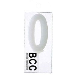 ナンバーキャンドル ろうそく 数字 パステル 0番 B75010700WH