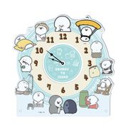お文具といっしょ アクリル時計 お文具といっしょ [キャラクターグッズ]
