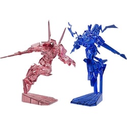 PLAMAX 蒼き流星SPTレイズナー MF-74 minimum factory レイズナー & ザカール V-MAXカラーVer. [組立式プラスチックモデル 全高約70mm ノンスケール]