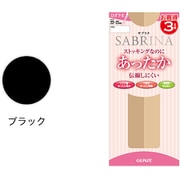 SABRINA(サブリナ) あったかショートストッキング(ひざ下丈) 3足組 22~25cm ブラック SPS808