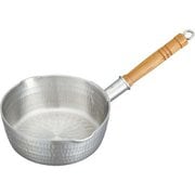雪平鍋 15cm 1L アルミ製 打出底広浅型雪平鍋 N-24