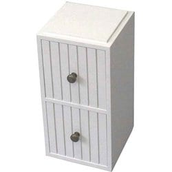 トイレ収納 スタッキングdeトイレ収納引出し2段 KDM-2