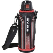 水筒 1L ステンレス 直飲み 保温 保冷 スタイラス ネオ カバー付 レッド F-2677