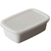 保存容器 ホーローシリーズ レクタングル バターケース 500ml 琺瑯製 721-8000