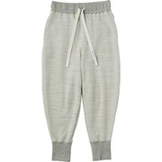 カラードコットン 裏毛裾リブパンツ Mサイズ グレー