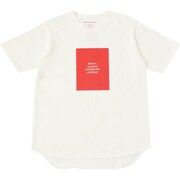 トラヴィス 丸胴プリントクルーネックTシャツ Mサイズ 白