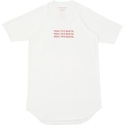 トラヴィス 丸胴プリントラグランTシャツ Sサイズ 白