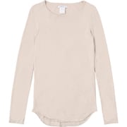 インナー用Tシャツ 綿 カシミヤ ローズペトール加工二重仕立てTシャツ Mサイズ ベージュ